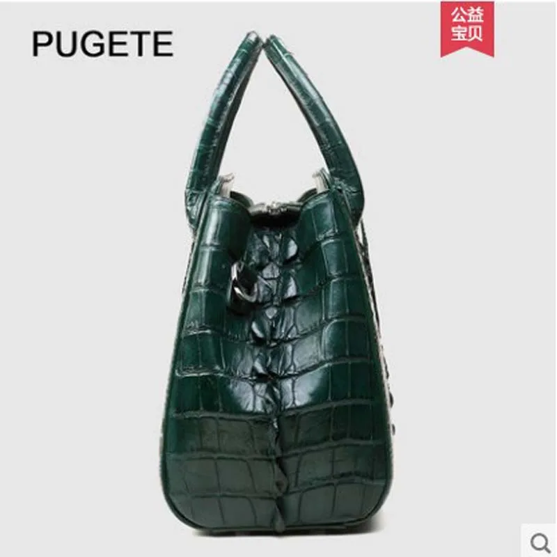 pugete Thai crocodile leather handbag 2019 new fashion single-shoulder diagonal straddle bag leather handbag