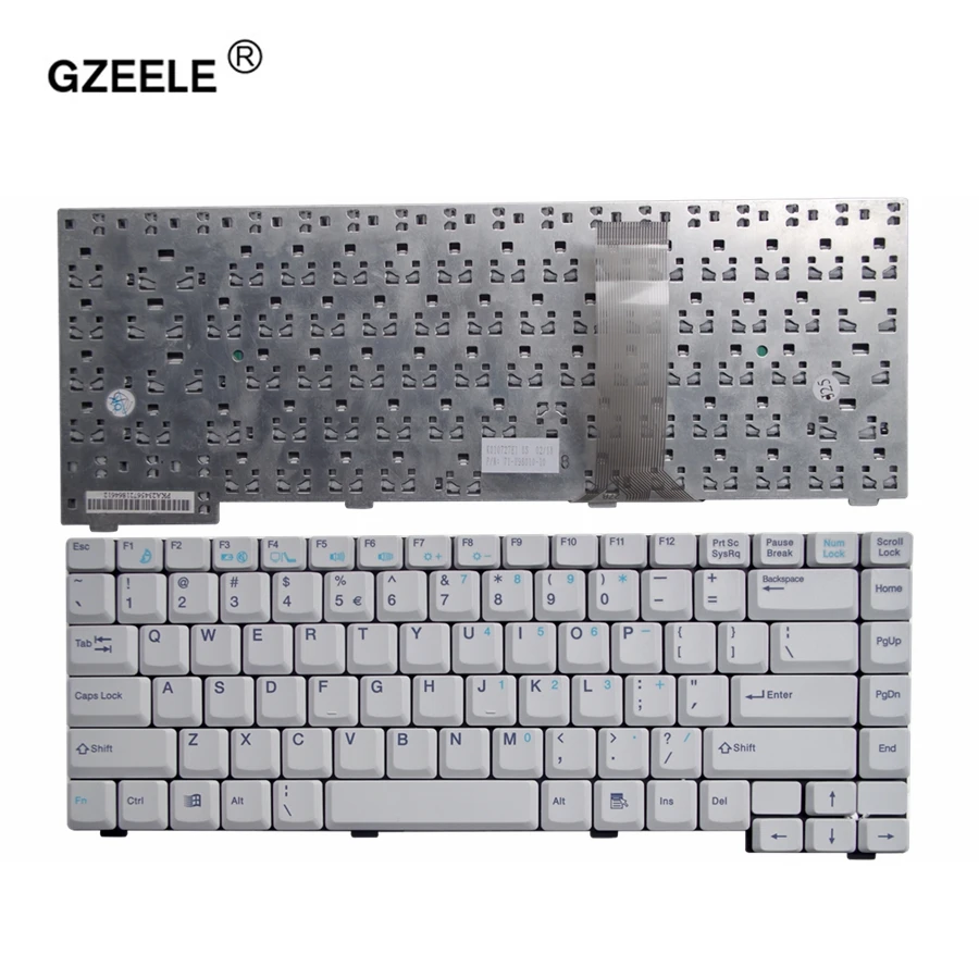 

GZEELE New Laptop keyboard for Fujitsu Amilo A1630 D1840 D1845 XD2811 white English keyboards US version