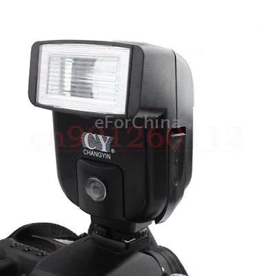 Hot Shoe Sync Port Mini Universal Flash Speedlite for Nikon D800 D810 D610 D600 D500 for Canon 5D2 5D3 5D4 1DX 60D 6D