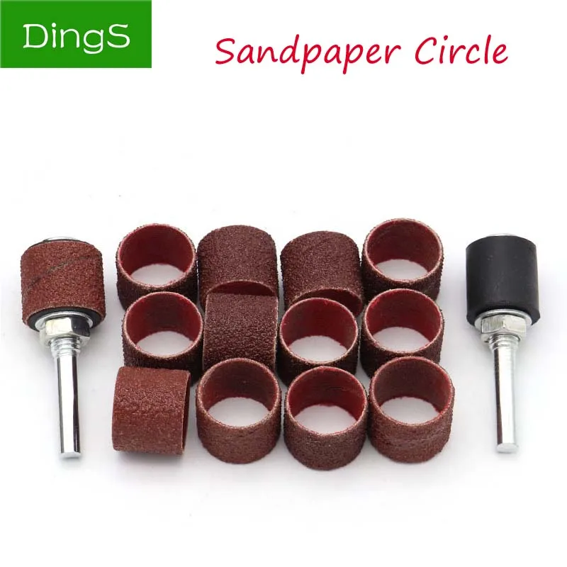 

20pcs Drum Sanding Kit Sandpaper Circle Kit + 1 Mandrel For Dremel Rotary Tools Nail Drill Bits Dremel Accessories