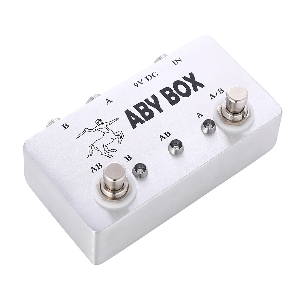 100% Hand Made Footswich AB Box Pedal Guitar True Bypass Effect Pedal Accesorios Guitarra