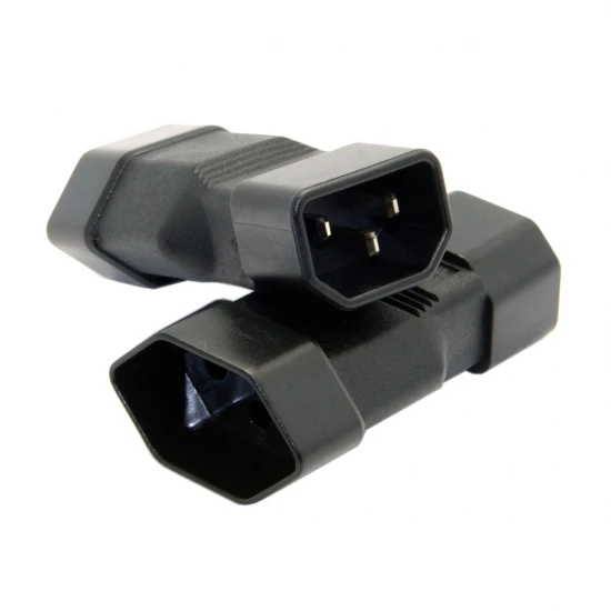 IEC 320 IEC320 C14 to Switzerland Swiss 3Pin Female Power connector Adapter Rated 10A 250V