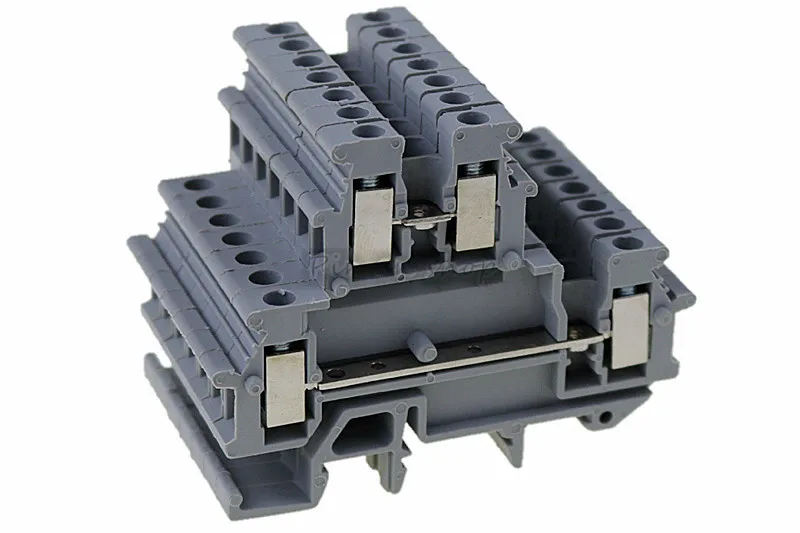 50pcs RMBKKB-2.5 double terminal card rail terminal UK terminal