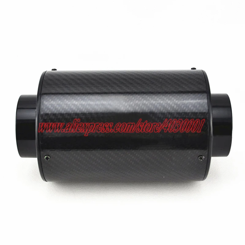 Universal racing air filter 3 inch carbon fiber cold feed induction kit car cold air intake filter