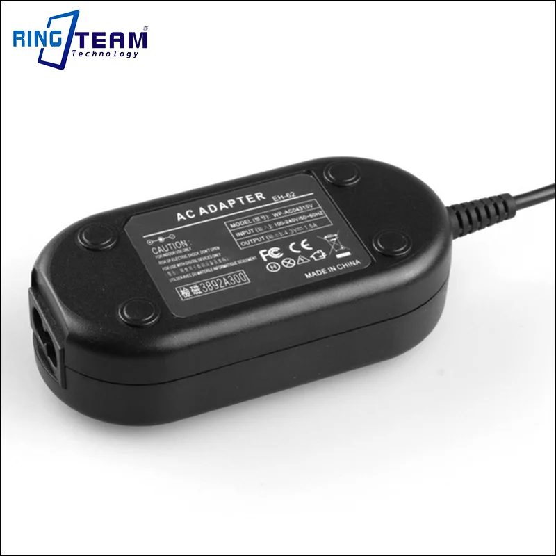 Adaptador AC para câmera Nikon coolpix, en-el5, ep-62a, ep-62a, ep-62a,, p6000, p80, p90, p100, p500, p510, p520, p530, s10