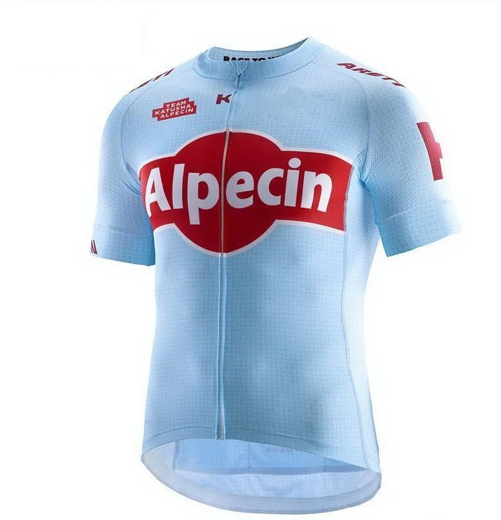 2019 KATUSHA ALPECIN  TEAM Men's Cycling Jersey Short Sleeve Bicycle Clothing With Bib Shorts Quick-Dry Ropa Ciclismo