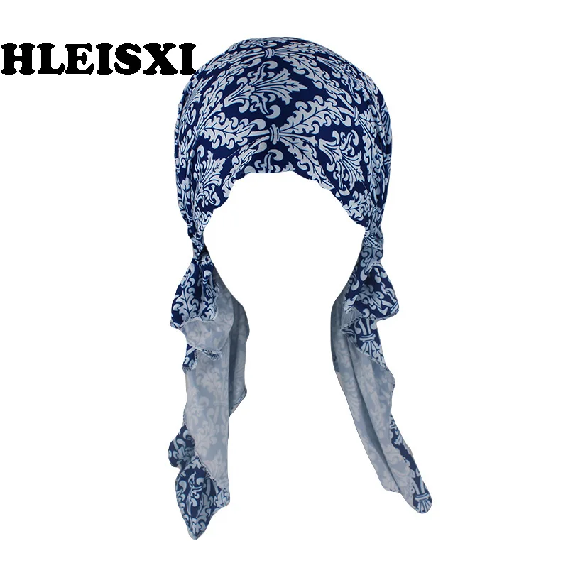 New Adult Women Floral Headwear Female Bandannas Autumn Fashion Hair Turban Floral  Accessories For Girl Bandages Hats Sale