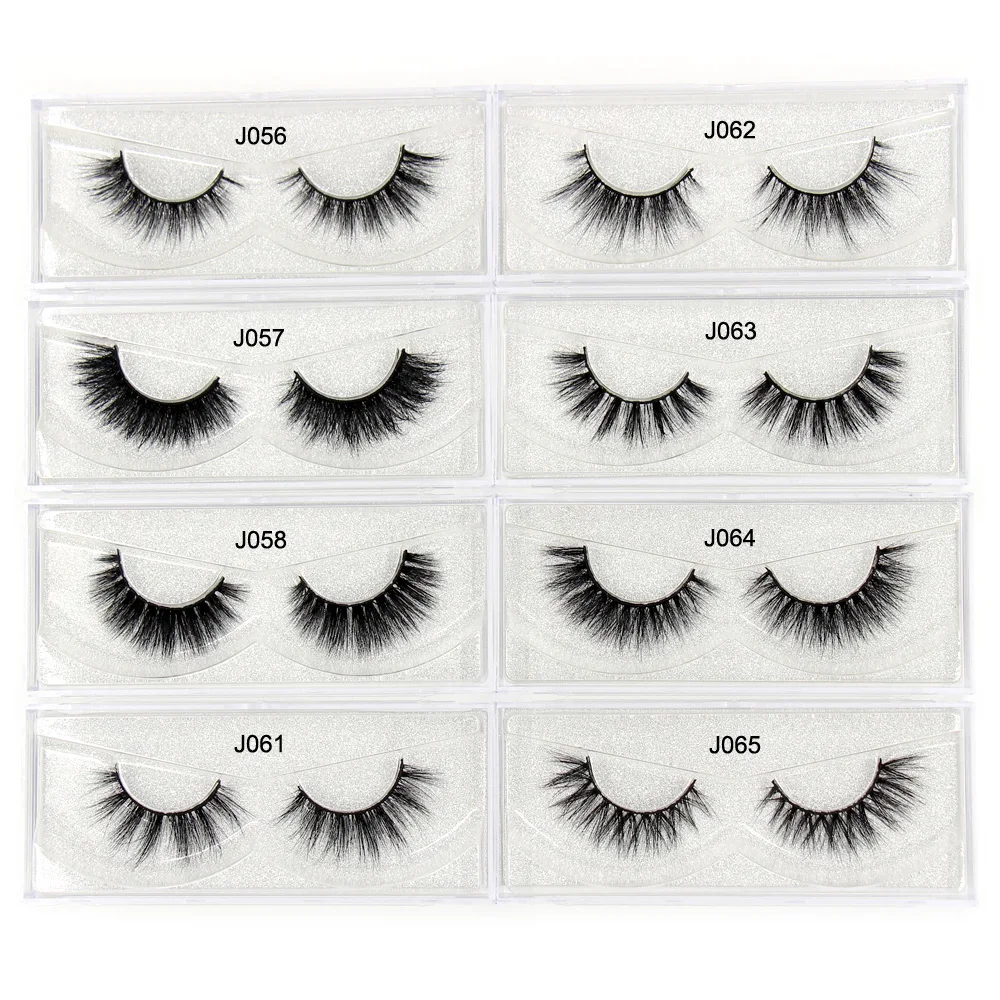 AMAOLASH False Eyelashes 3D Mink Lashes Luxury Handmade Mink Eyelashes Natural Long Eye Lashes Thick Fluffy False Lashes