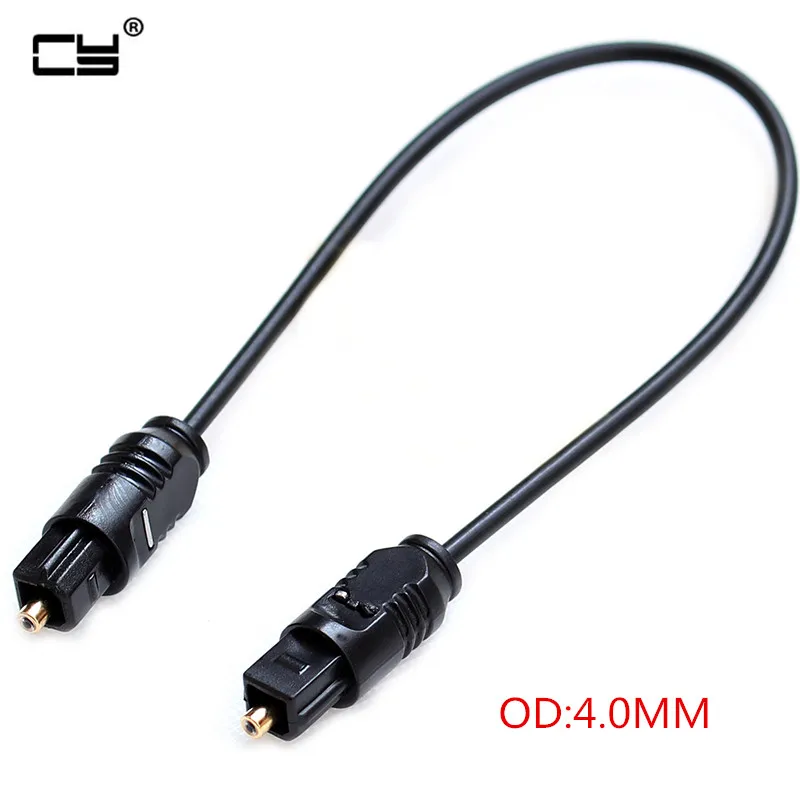 20cm kwadratowy do kwadratu TOSLINK dźwięk cyfrowy krótki kabel optyczny Audio do PC TV DVD stereo 50CM 100CM