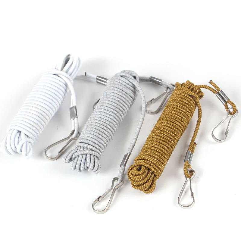 Cordones de pesca, cuerdas de goma para canoa, Kayak, Camping, alicates seguros, empuñaduras de labios, herramientas de pescado, accesorio de aparejos de pesca, 3 uds./lote