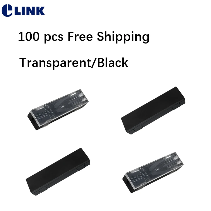 

1*2 furcation box small for drop cable FTTH protective tubing ABS material black/transparent cover free shipping ELINK 100pcs