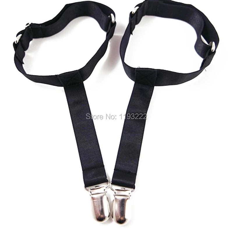 

2PC=1Pair Basic Simple Stylish Handmade Punk Rock Cosplay Hoop Elastic Thigh Leg Garter Belt Suspender