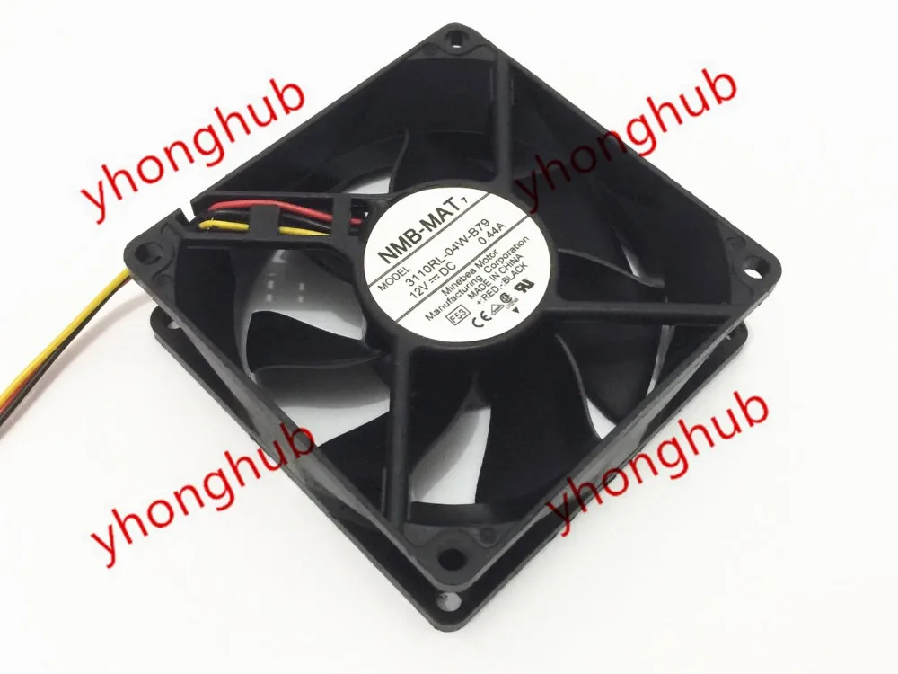 

NMB-MAT 3110RL-04W-B79 F53 Server Cooling Fn DC 12V 0.44A 80x80x25mm 3-Wire