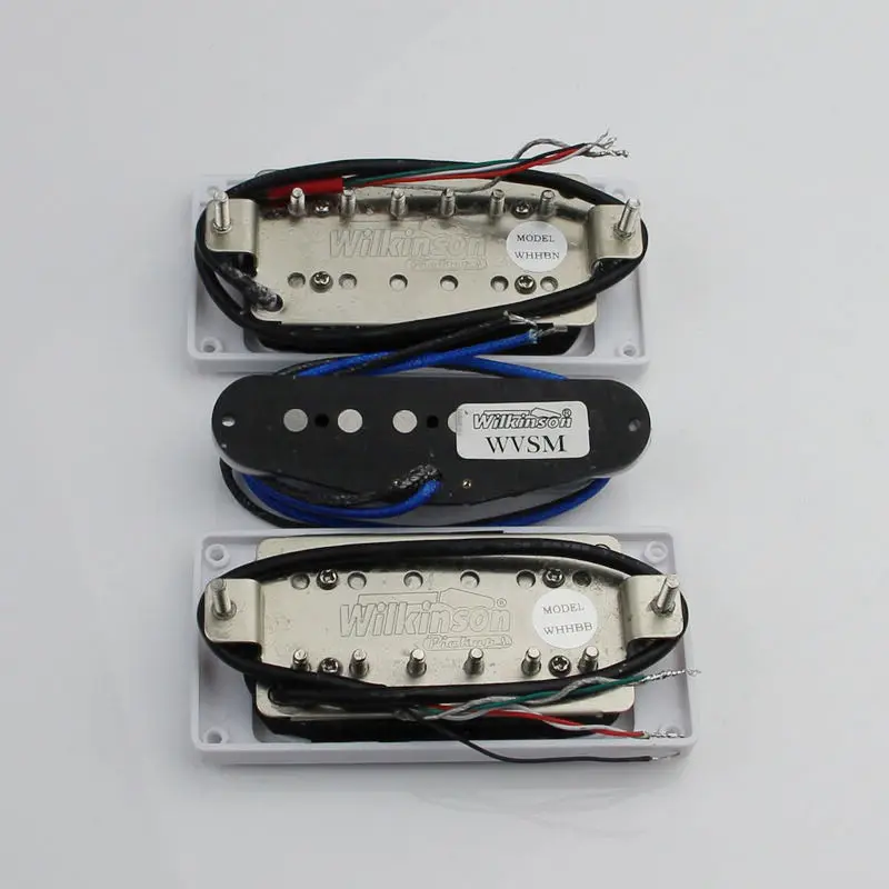 NEW Wilkinson White Humbucker Pickup Set WHH(N+B) WVSM Guitar Pickup