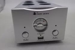 Bada 5610 EU plug Power Filter Schuko Socket 2 channel Power Supply Filter With USB and vu meter shown