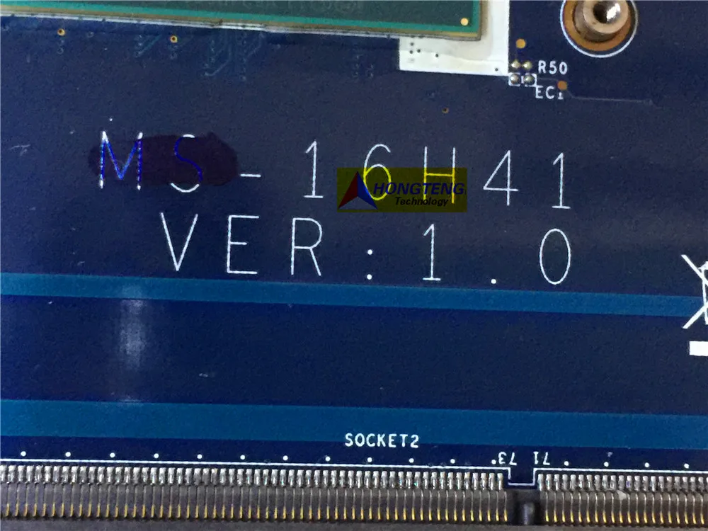 Used Genuine MS-16H41 FOR MSI GS60 2PM MS-16H4 LAPTOP MOTHERBOARD WITH I5-4200HQ CPU AND GTX850M Test OK