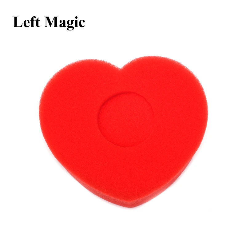 5pcs/lot Multiplying Sponge Hearts - Valentine\'s or Wedding Close-Up Magic Trick magic accessories child toys E3134