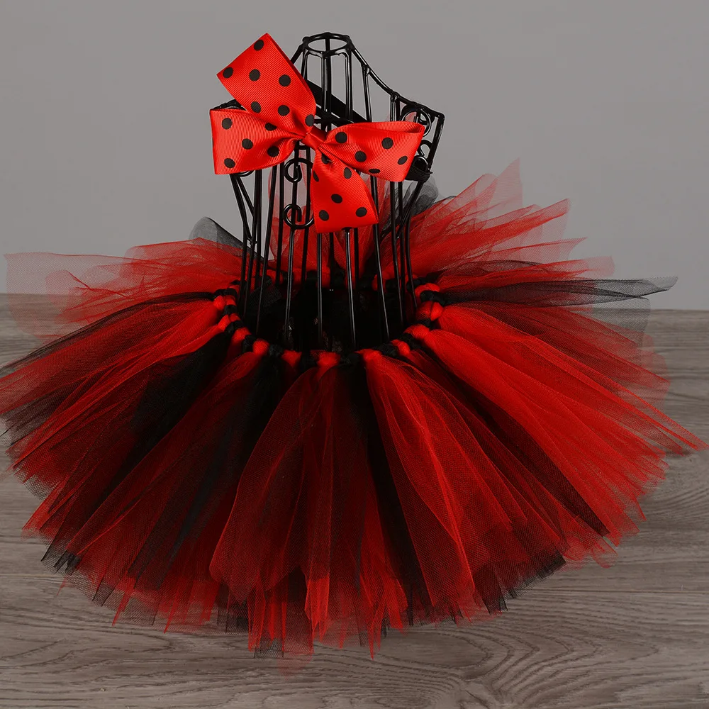 bonito-bebe-vermelho-preto-tutu-saias-infantil-menina-artesanal-tule-ballet-pettiskirts-com-flor-bandana-criancas-festa-de-aniversario-saia