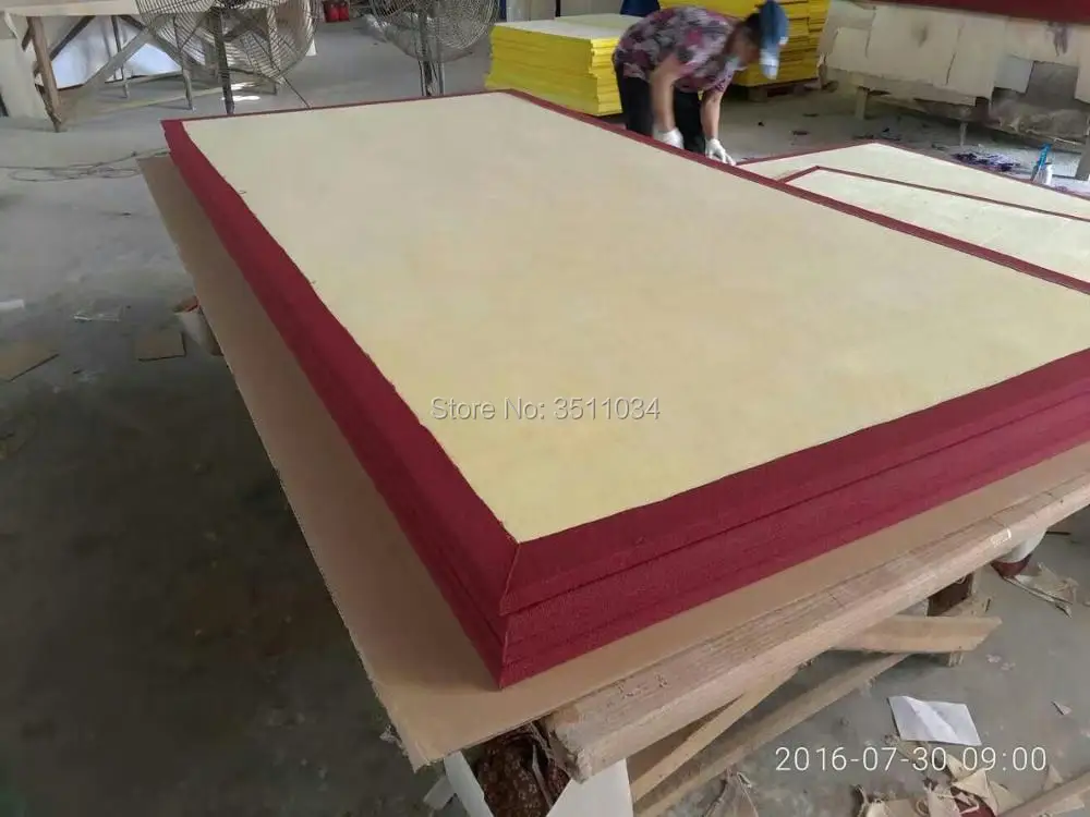 Big size120x60cm Customized Eco-friendly building material soundproofing board heat insulation decorative 3d surface wall panel