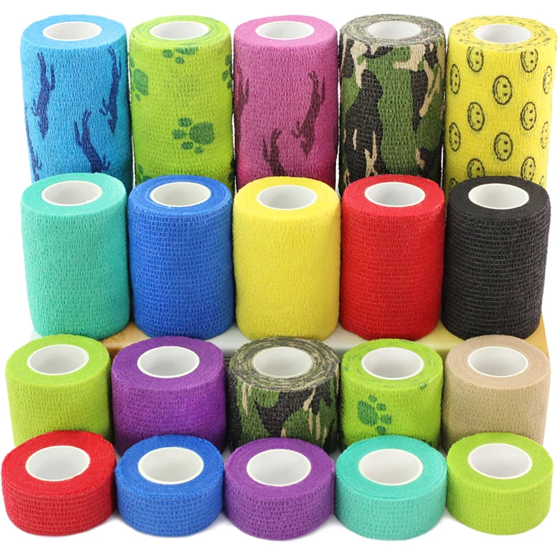 1 pcs Pet Cat Dog Elastic Bandage Multifunctional Pet Dog Medical Bandage Wrap Waterproof Self Adhesive Sport Tape Pet Supplies