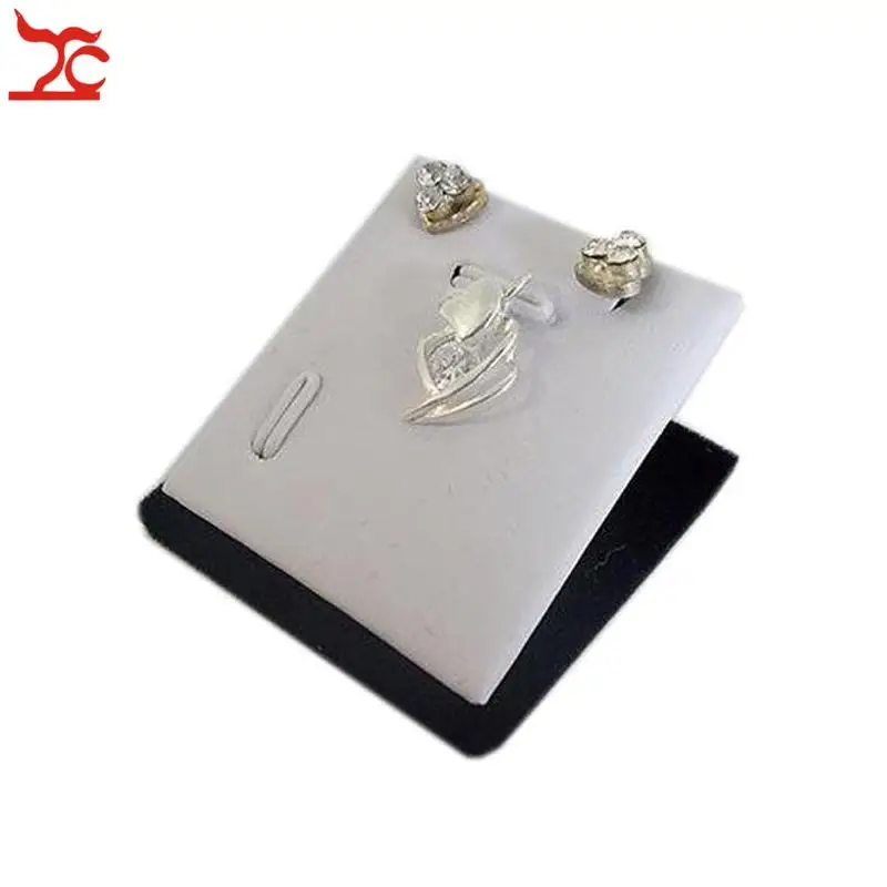 Mini Jewelry Display Holder, Display Stand, Magnetic Earring Stud Pad Sheet, Branco e preto, Pendant Stud Storage Organizer, Varejo