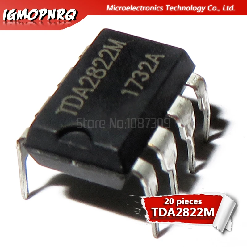20Pcs TDA2822M TDA2…
