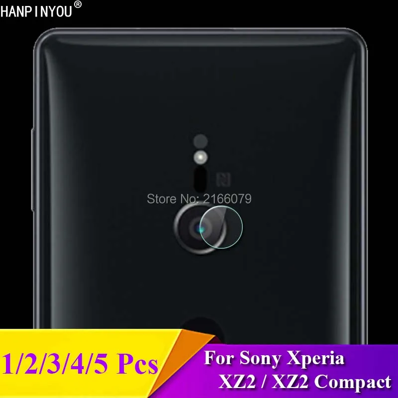 1/2/3/4/5 Pcs/Lot For Sony Xperia XZ2 / XZ2 Compact Rear Camera Lens Protective Protector Cover Soft Tempered Glass Film Guard