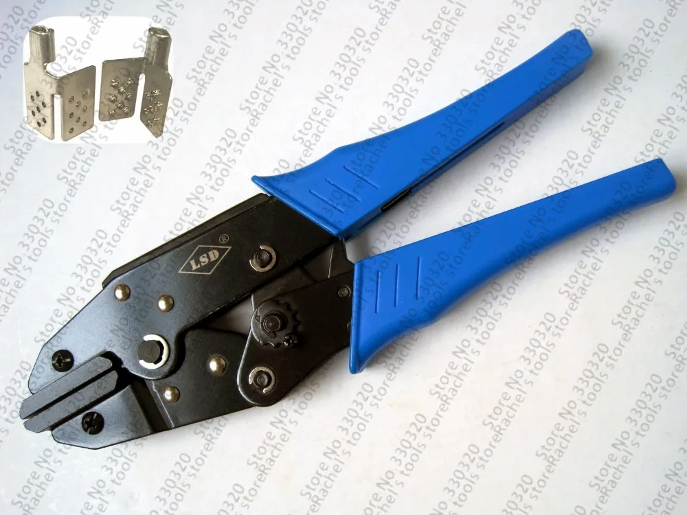 Hand crimping pliers for heating film non-insulated terminals ratchet crimping tools mini crimping tool LS-02