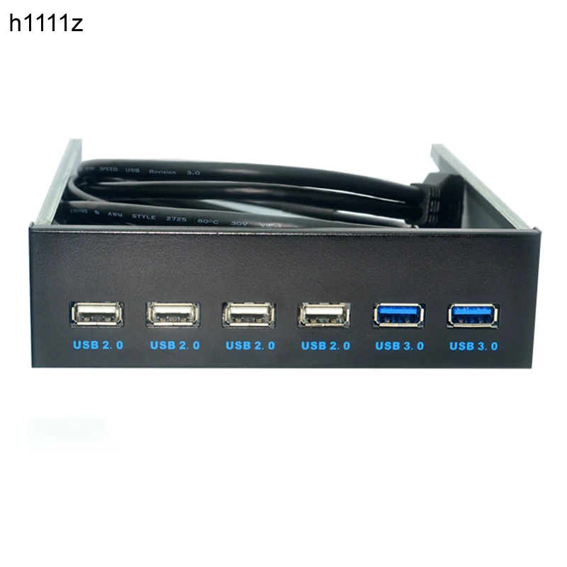 

for Desktop USB3.0 Optical Drive Front Panel 5.25inch USB HUB 9PIN 19PIN to 4Ports USB2.0+ 2Ports USB 3.0 for PC Floppy Bay Tray