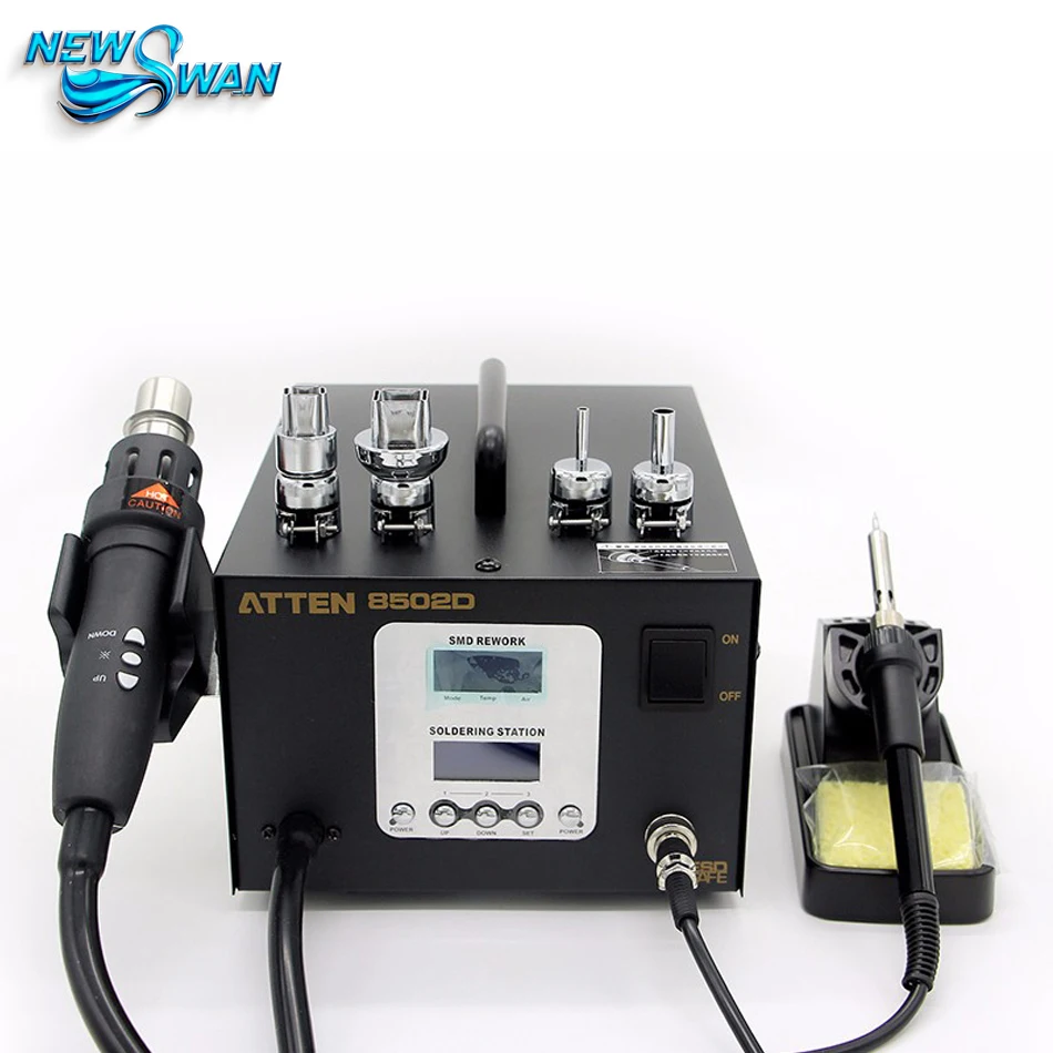 

ATTEN AT8502D Lead Free Soldering Station SMD Rework Station Advanced Hot Air Soldering Station