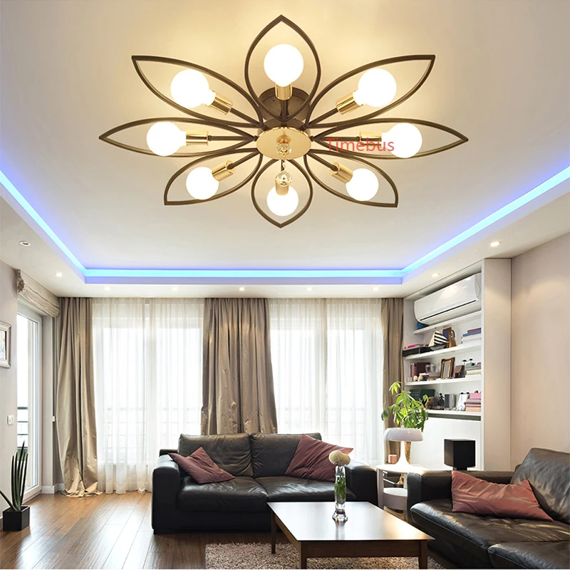 Modern Living Room Ceiling Light home Decoration Flower Ceiling Lamp Conference Room Bedroom Light Dining Room Decorative