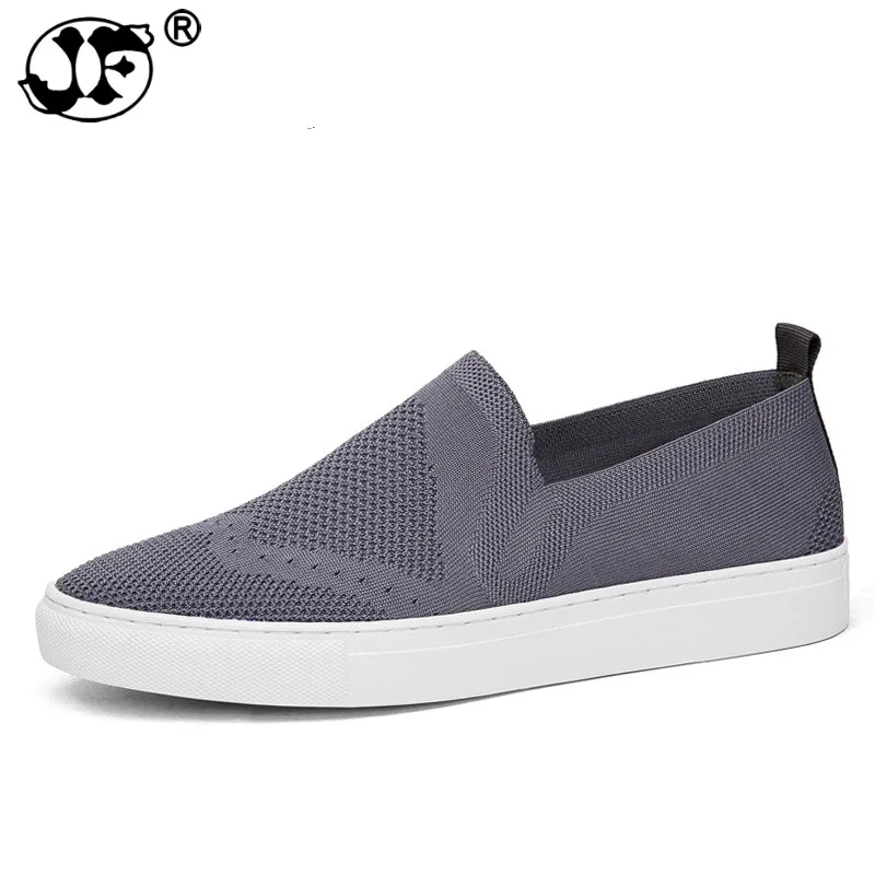 Neue Mode Slipper Männer flache Ferse Mesh Schuhe Herren Freizeit schuhe männlich Low Top Marke Schuhe 412ji