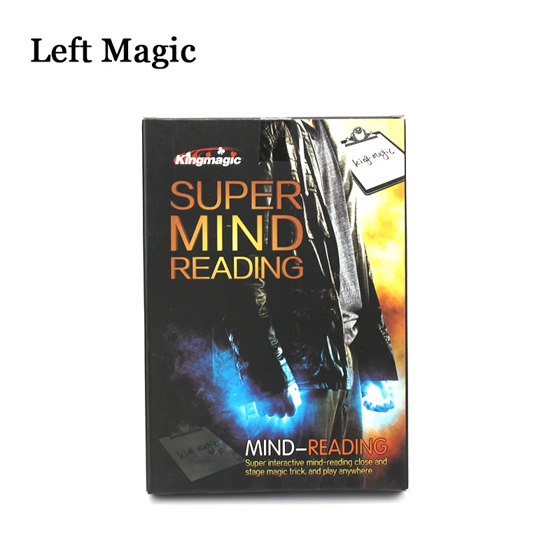 

Super Mind Reading Magic Tricks (20.5cm*14.5cm) Mentalism Prediction Magic Props Stage Close Up Illusion Gimmick Accessory