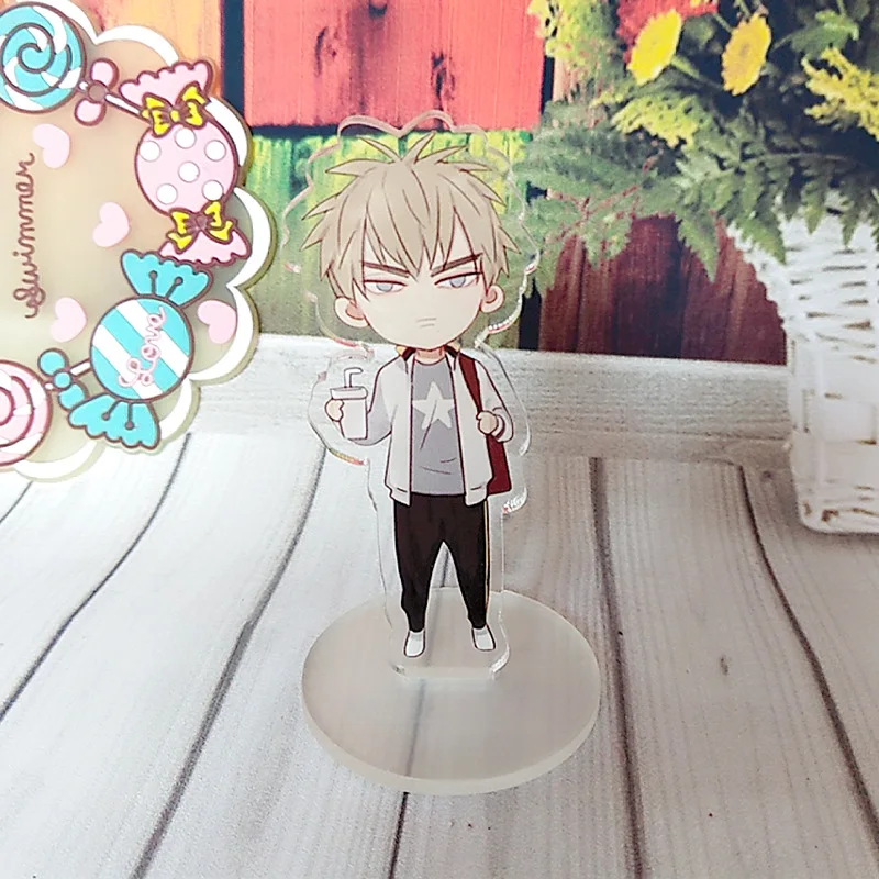 New Old Xian 19 Days Mini Figurines Acrylic Stands Mo Guanshan, He Tian Manga Characters Model Plate Holder Cosplay Gift