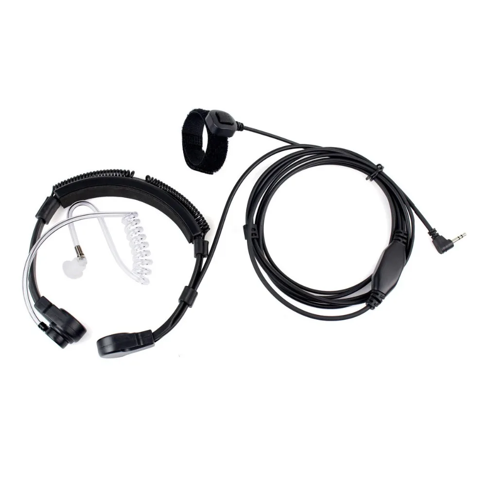 1 Pin PTT Throat Mic Covert Acoustic Tube Earpiece/Headset For Motorola Radio T5000, T5100 T5146, T5200, T5300, T5320, T5400