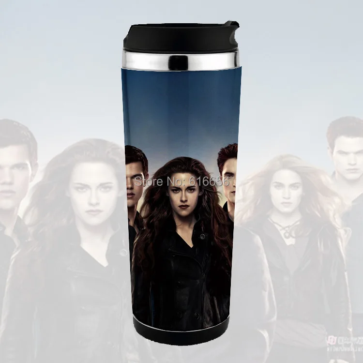 Free Shiping The Twilight Saga Travel Mug  Adversing Mug Easy For DIY ,Can Design  Mug For Gift ,  New Cap Easy For Drink