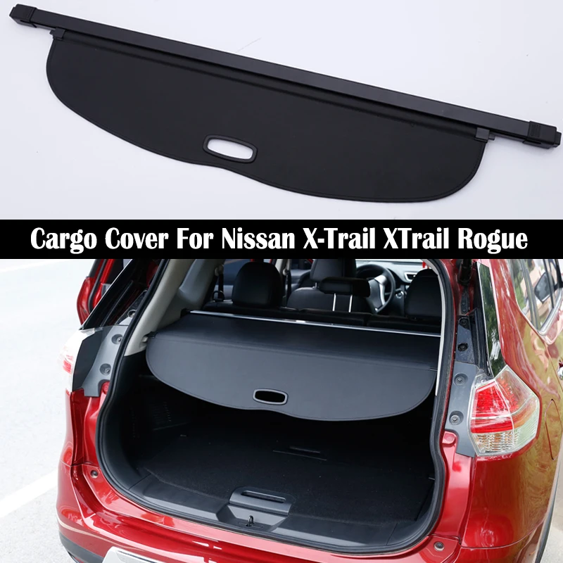 

Rear Cargo Cover For Nissan X-Trail XTrail Rogue 2014 2015 2016 2017 2018 2019 privacy Trunk Screen Security Shield shade