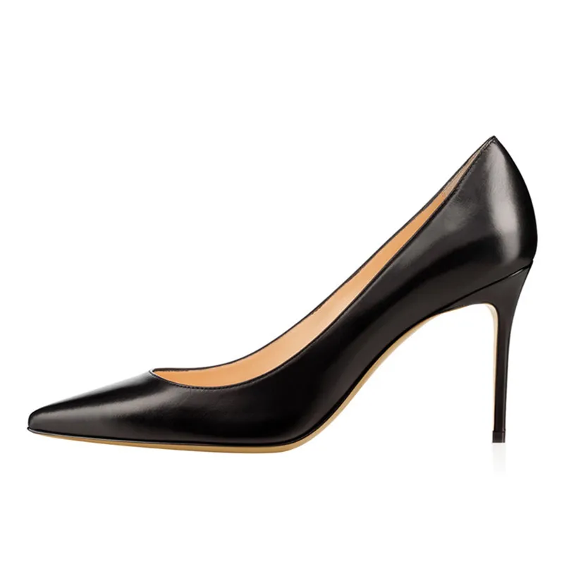 

Factory customized thin high heels top quality women stiletto pumps sexy pointed toe party wedding shoes big size 35-46
