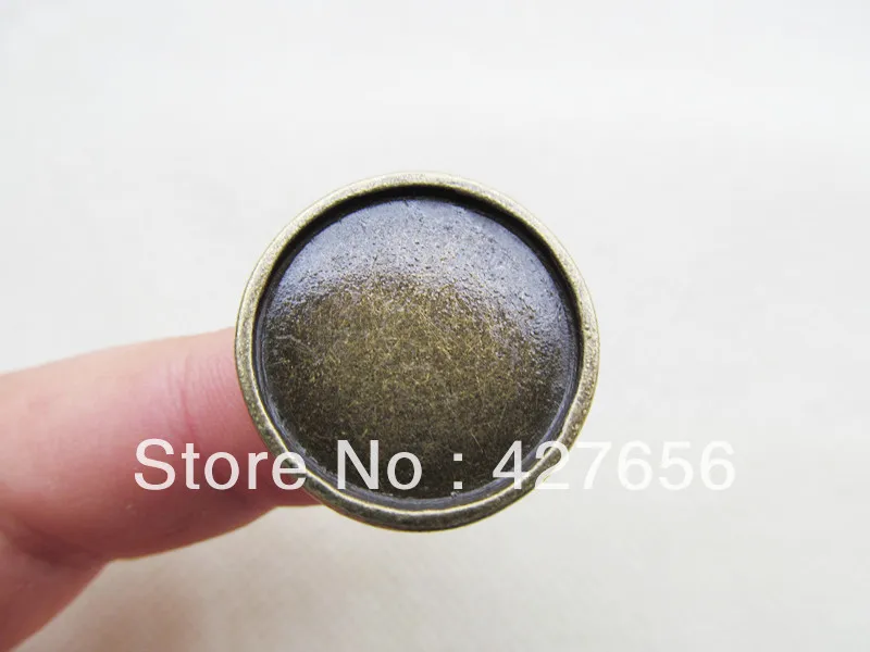 

5pcs Antique Bronze Round Base Ring Pendant Charm,20mm cabochon setting,Blank Ring Setting