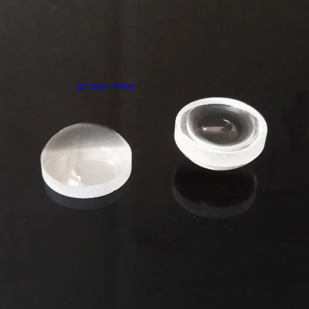 10pcs 12mm Diameter 6mm Height Optical Glass Lens for Flashlight DIY