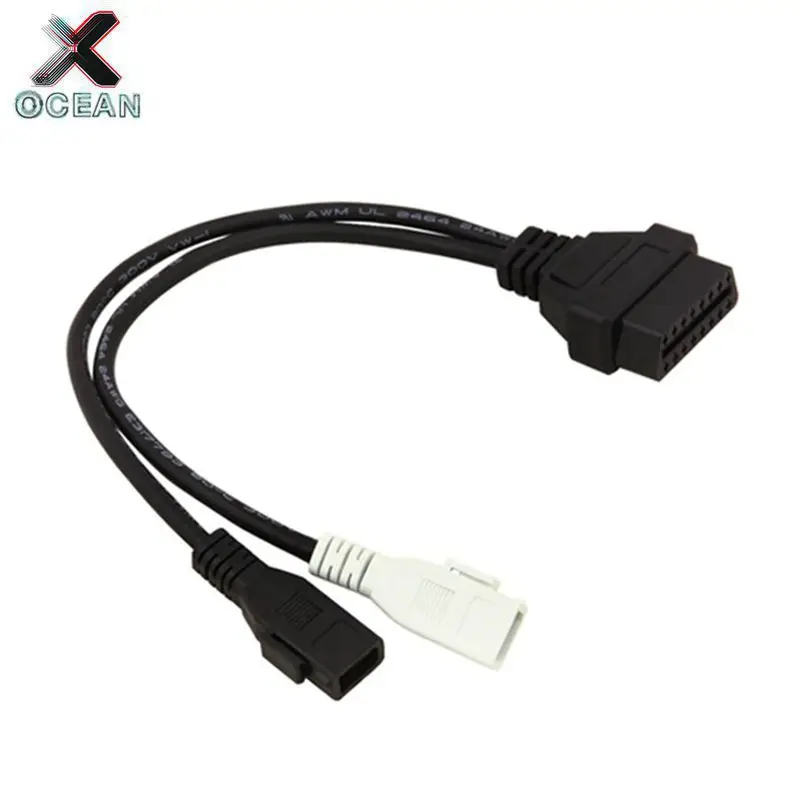 

For VAG Adapter For AUDI 2X2P OBD1 OBD2 16PIN Car Diagnostic Cable Fits For Audi to OBD2 16Pin Female Connector For VAG