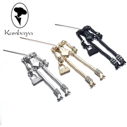 10 pieces/lot Cute Black White Alloy Dolls Naked Bodies Charms with Crystal Feet DIY Accessories Statements NS238-12