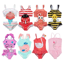 Toddler Infant Baby Girls Swimwear Watermelon Swimsuit Swimming Beach Bathing Bikini Cute Summer One-Piece Swimming Baby Overall