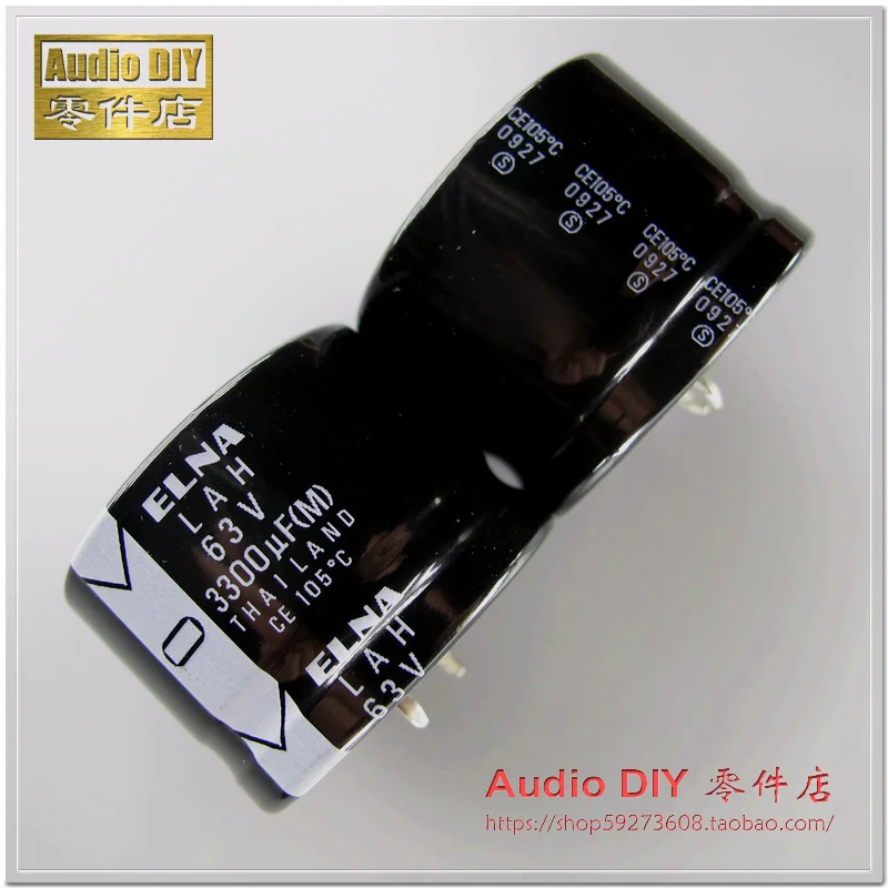 2PCS/10PCS ELNA LAH Series 3300uF/63V Audio Electrolytic Capacitor super capacitor Thailand Original Box Packaging FREE SHIPPING