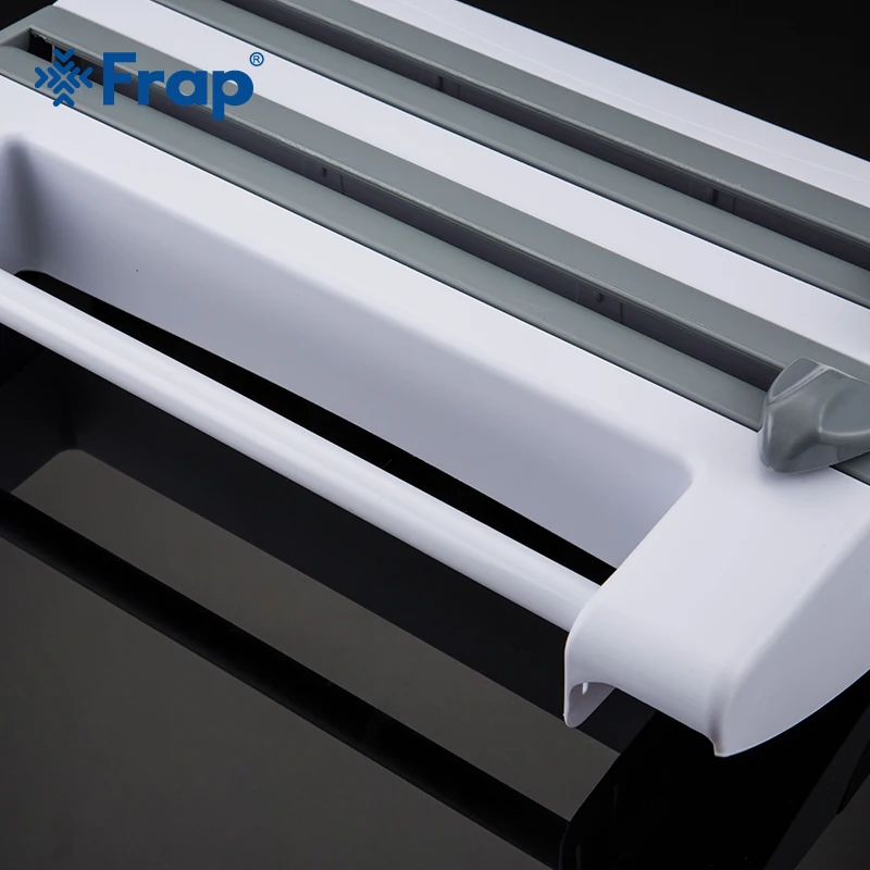 Frap Kitchen Racks Refrigerator Cling Film Storage Rack Wrap Cutter Wall Hanging Paper Towel Holder Kitchen Organizer Y14018/-1