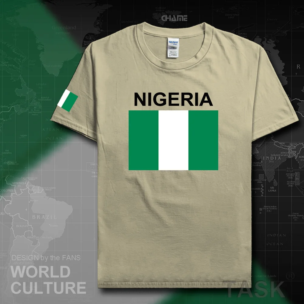 Nigeria Nijeriya men t shirts jerseys nation tshirt sporting Nigerian 100% cotton t-shirt fitness clothing tees country flags NG