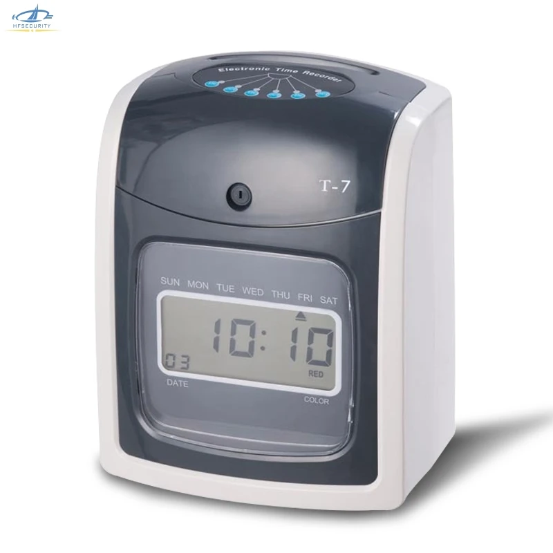 

[HFSECURITY] Office Use Employee Electronic Punch Card Clock Paper Time Attendace Clock Ribbon DIY Kit Digital Time Clock