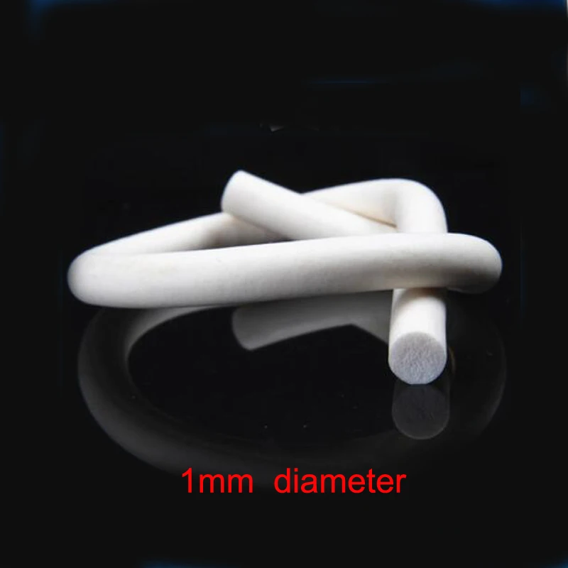 

1mm diameter white silicone rubber foam round sealing strip