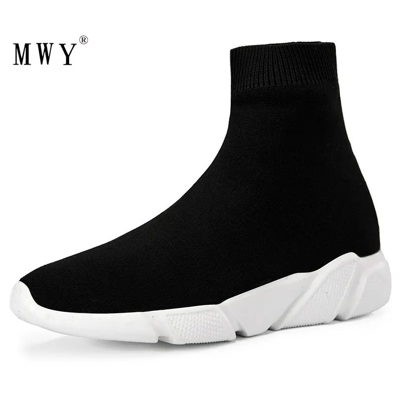 MWY Fashion Casual Shoes Sports Woman Boots Breathable Mesh Soft Sole Female Platform Sneakers Women Chaussure Femme basket Man