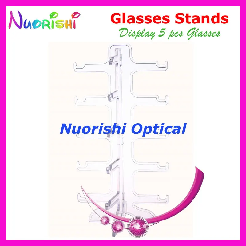 

3 Colors Eyeglass Sunglass Eyewear Glasses Store Display Stands Props Shelf Show 5pcs Glasses On Counter CK305-5 Free Shipping